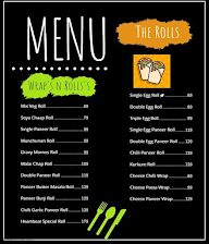 Kolkatta Kathi Rolls menu 3