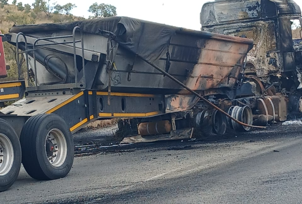 Police are searching for six suspects after three trucks were burnt in Limpopo.