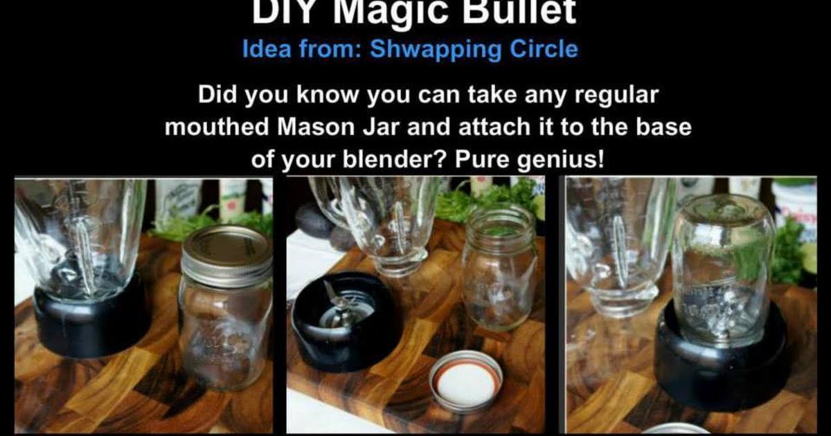 Less-Mess Blender Trick: The Mason Jar Magic Bullet - flavorrd