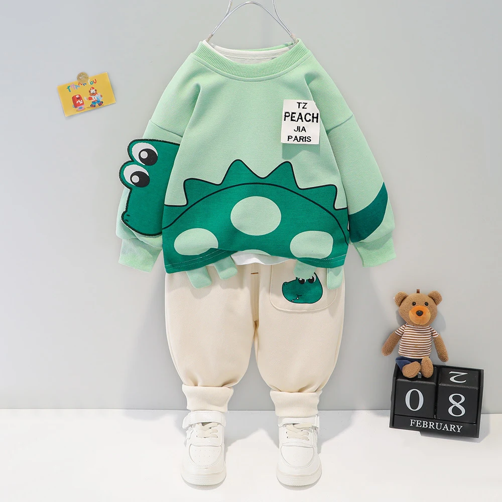 Title 7, Kinder cartoon sweater broek tweedelige set, co...