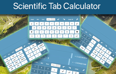 Calculator New Tab with HD Wallpapers Preview image 0