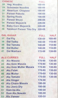 Sri Santosh Family Dhaba menu 2