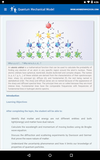 Quantum Mechanical Model