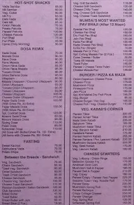 Kirti Mahal menu 4