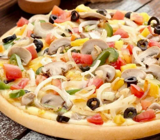 Desi Black Olive Pizza