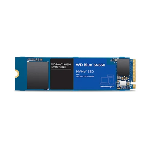 Ổ cứng SSD WD Blue SN550 250GB M.2 2280 NVMe Gen3 x4 (WDS250G2B0C) - Hàng trưng bày