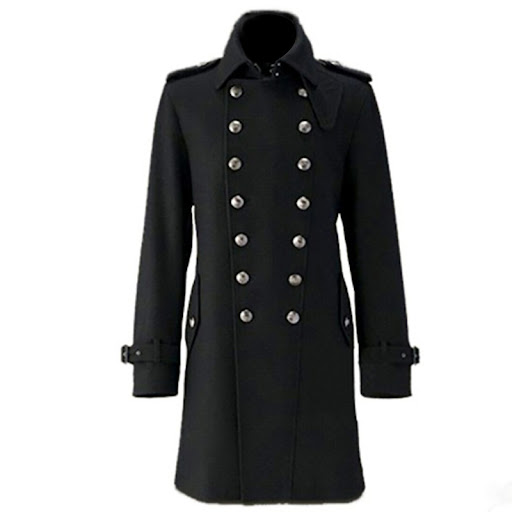 Title 5, Mens Double-breasted Woolen Coat Tide