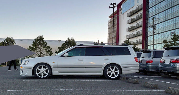 ステージアのステージアオフ会・横浜・ホワイトエアロセレクション・純正style・オフ会に関するカスタム事例の投稿画像2枚目
