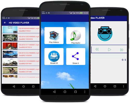 Android application All In One Player screenshort