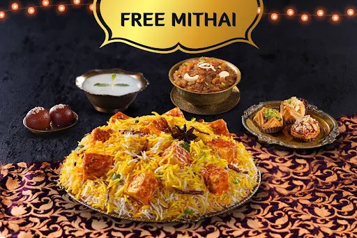 Shaan Veg Biryani + FREE Mithai (Serves 2)