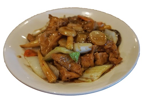 17. Tofu with Chinese, Mushroom & Suey Choy (V) - Vegetables & Chop Suey