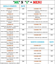 Khaana 24×7 menu 1