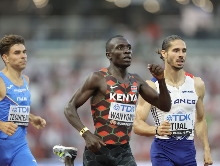 Emmanuel Wanyonyi in a past race