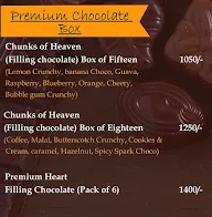 Zi & Zo Chocolatier menu 1