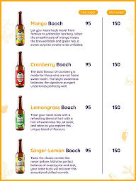 Toyo Kombucha menu 3