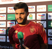 Esperance midfielder Oussama Bouguer before the training session at the  University of Pretoria (Tuks) Stadium in Pretoria.