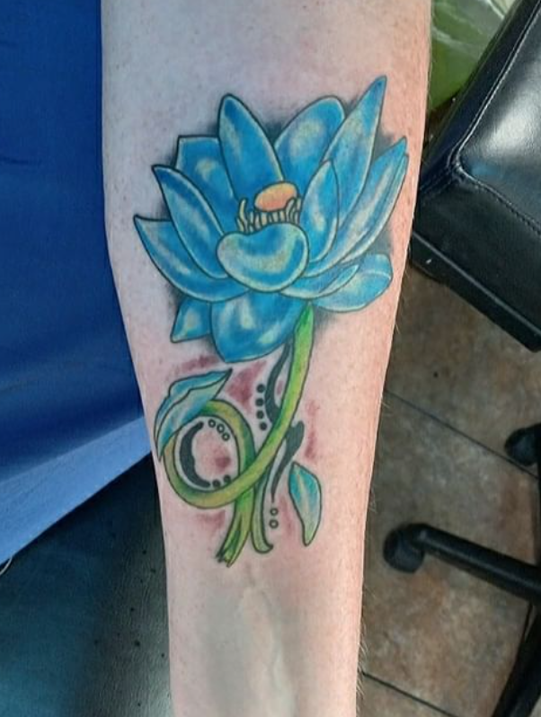 Blue Incredible Lotus Flower 