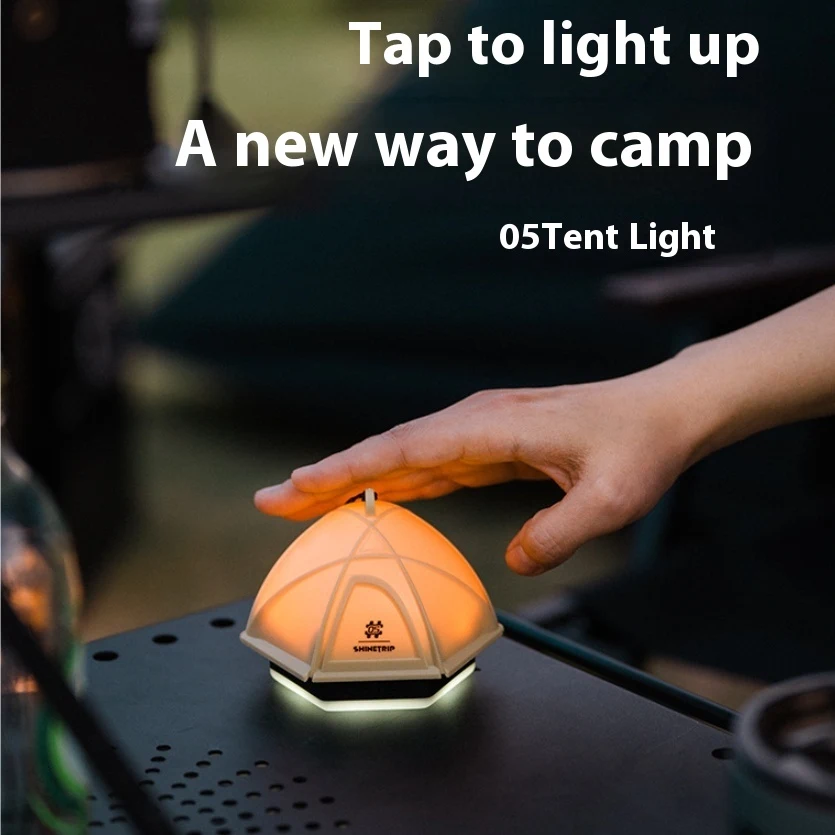 Lampe de camping avec réglage analogique de la luminosité, longue durée et ambiance chaleureuse pour des soirées paisibles sous les étoiles.