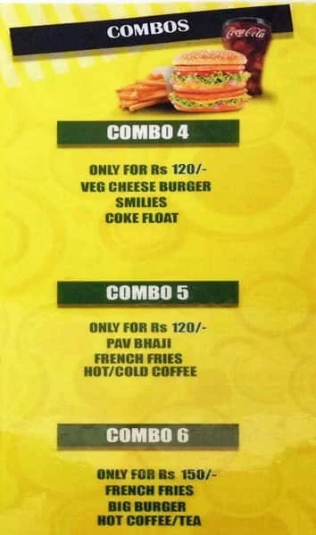 Cafe2 menu 