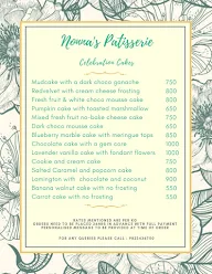 Nonna's Patisserie menu 3