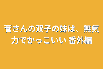 菅さんの双子の妹は、無気力でかっこいい    番外編