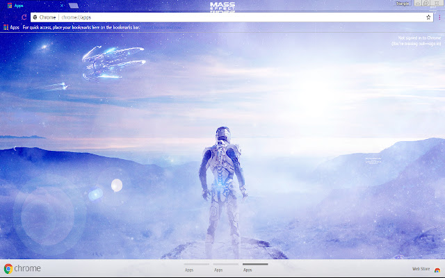 Mass Effect Andromeda 1366x768 chrome extension