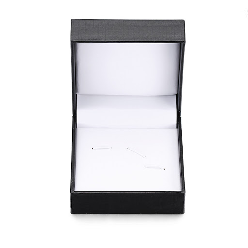 Title 1, Black Square Cufflink Box Tie Clip Box. Keep yo...