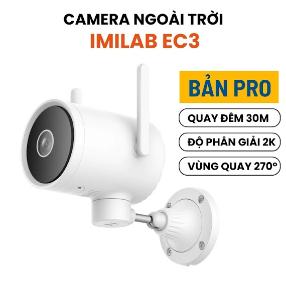 [Pro] Camera Ngoài Trời Imilab Ec3 Pro 2K - Camera Ip Ngoài Trời Xiaomi Imilab Ec3