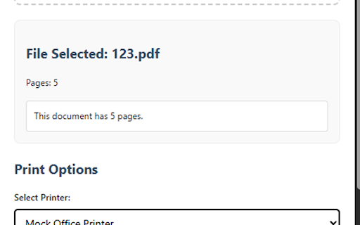 PDF Multi-Tray Printer