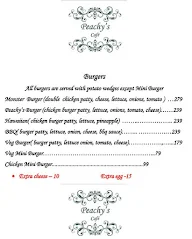 Peachy's Cafe menu 2