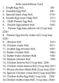 Rolls Island menu 1