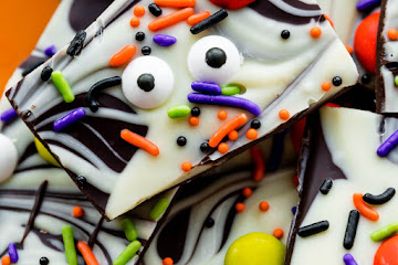 Boo Bark - Halloween Chocolate Bark
