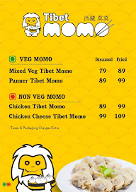 Tibet Momo - World Class Pan Asian Cuisine menu 1