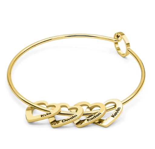 Title 9, Ljubavna narukvica na bracelu Peach Ime srčanik...