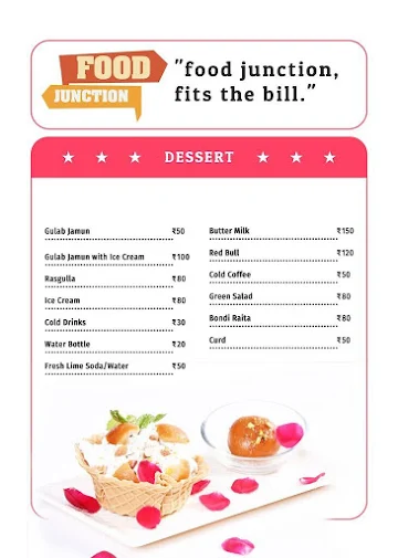 Food Junction menu 