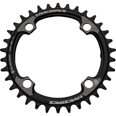 RaceFace 1x 104 BCD Hyperglide+ Chainring - 32t - 104 BCD - 4-Bolt - Requires Shimano 12-speed Hypergli