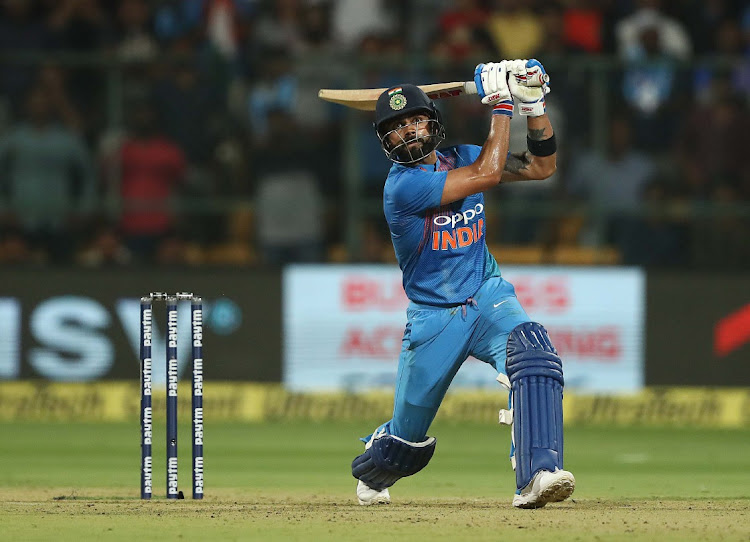 GREAT COMEBACK: India's Virat Kohli bats during game two of the T20I Series between India and Australia at M. Chinnaswamy Stadium on February 27, 2019 in Bangalore, India. (Photo by Robert Cianflone/Getty Images)