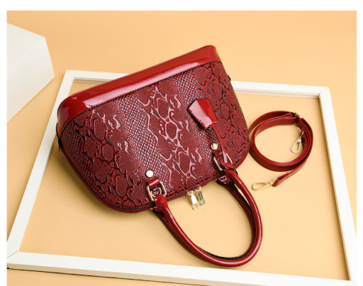 Title 17, Three-piece Embossed Shoulder Handbag Set. Carr...