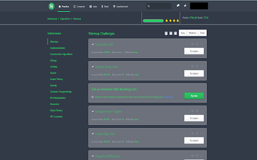 CoderVision for HackerRank