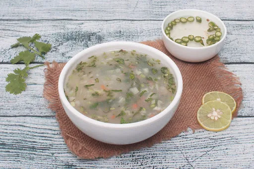 Veg Lemon And Coriander Soup