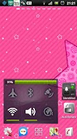 pink love sparkle star lwp Screenshot