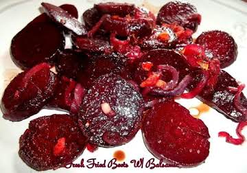 Fresh Fried Beets W/Balsamic Drizzle