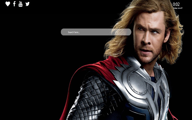 Thor Wallpaper Theme for Google Chrome