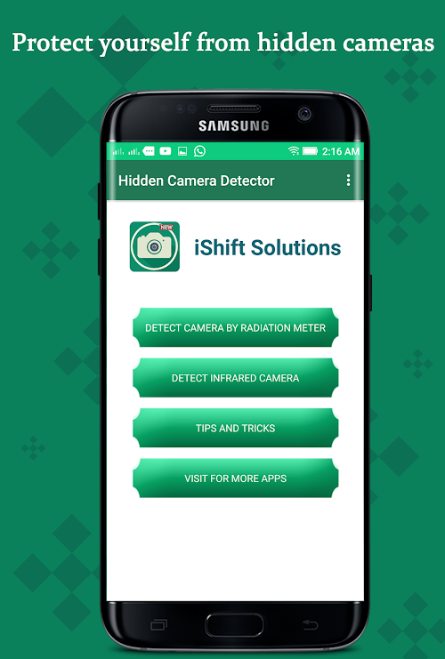 Android application Hidden Camera Detector - Anti Spy Cam screenshort