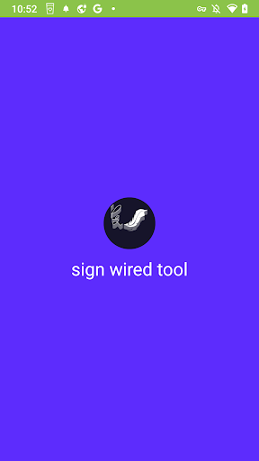 Sign wired tool