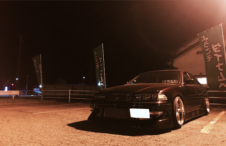 マークIIのフロントバンパー交換・ドライブ・エムズガレージ・ダイナム駐車場・BNスポーツに関するカスタム事例の投稿画像1枚目