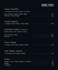 Desi Doze menu 1