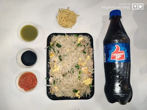 Chicken Fried Rice With Thums Up [250 Ml]