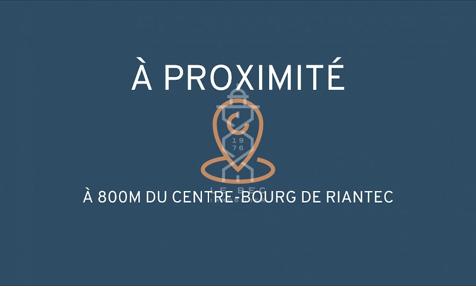 Vente terrain à batir  463 m² à Riantec (56670), 106 700 €