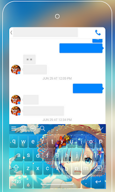 アニメキーボード絵文字 レム Re ゼロキーボードの壁紙 Androidアプリ Applion